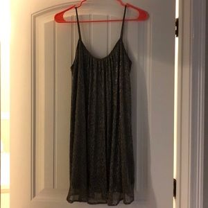 Paper Crane Metallic Dress